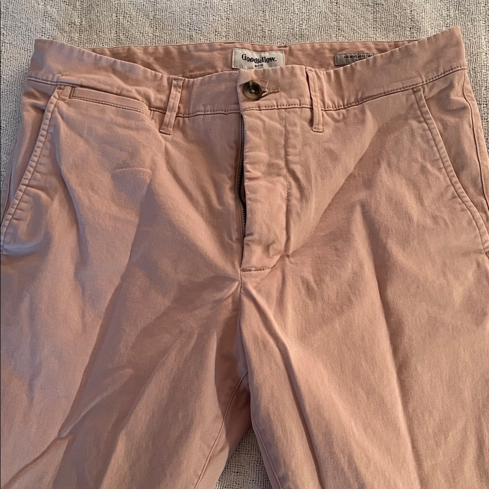 Goodfellow & Co Men's Light Pink Chinos